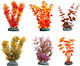 Flamingo Aquarium Ornament Artificial Plant