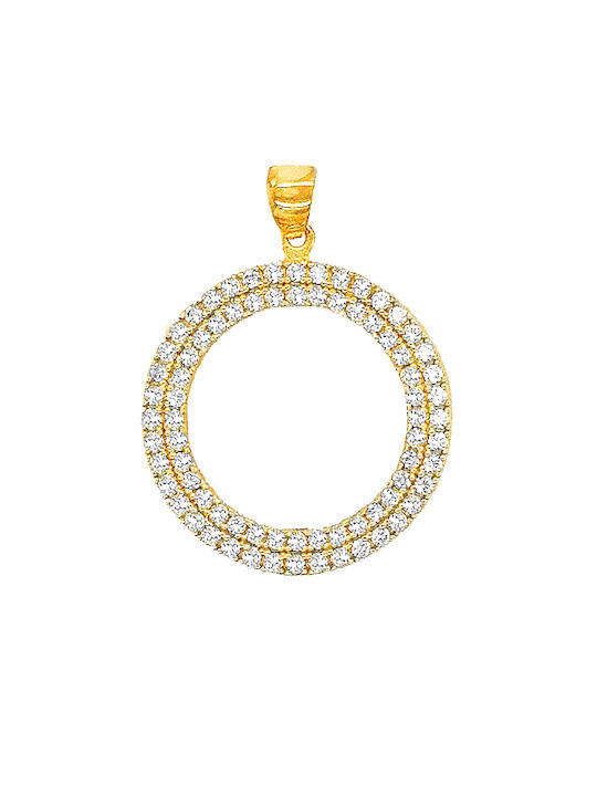 Dio Jewellery Lab Charm Monogramm aus Vergoldetem Silber
