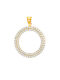 Dio Jewellery Lab Charm Monogramm aus Vergoldetem Silber