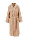 Dimcol Bathrobe with Hood Beige 420gr/m²