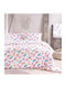 Rythmos Duvet Set Queen 220x240cm Zoey White 3pcs