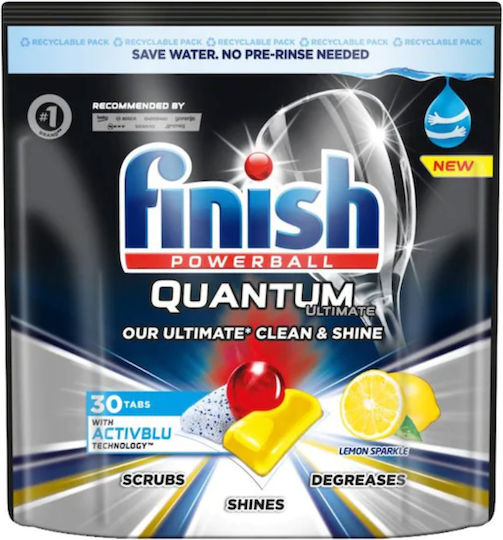 Finish Quantum Ultimate 30 Capsule Pentru Mașina De Spălat Vase