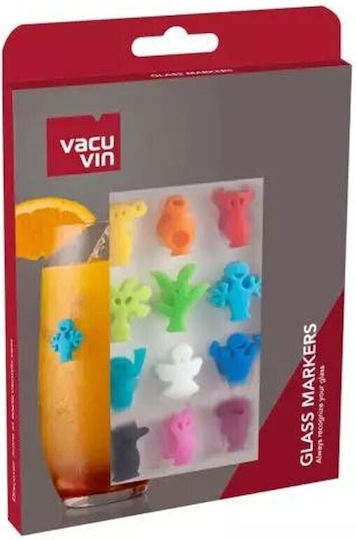 Vacu Vin Διακριτικά Ποτηριών Accesorii pentru băuturi 12buc K-6004000