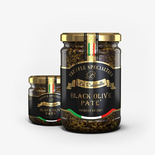 La Rustichella Black Olive Patè – Πατέ Ελιάς Μαύρης Τρούφας 280g