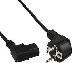 InLine Schuko - IEC C13 Cable 0.3m Μαύρο 16752H