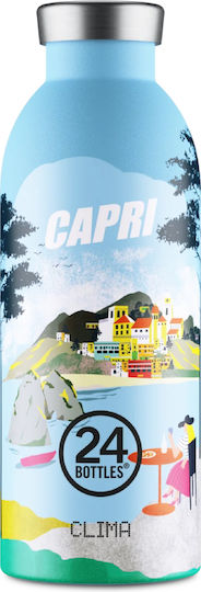 24Bottles Clima Μπουκάλι Θερμός Ανοξείδωτο BPA Free 500ml Capri