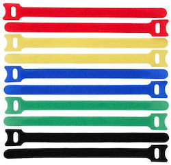 Lanview Pack of 10pcs Multicolour Plastic Cable Ties 12x150mm LVT-CABLESTRAPS1512-10MULTI