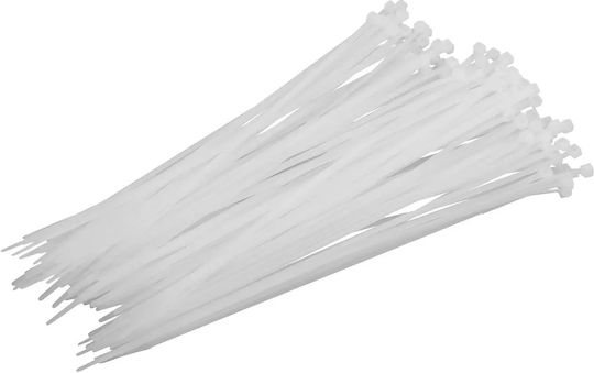Proline Proline Kunststoff Kabelbinder 200mmx2.5mm in Weiß Farbe 100Stk 59120