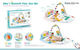 Lazarid Lazarid Baby-Spieldecken und -Gyms mit Musik Activity Gym