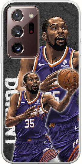 Nba Stars - Kevin Durant Задна корица Силикон Многоцветен (Galaxy Note 20 Ultra)