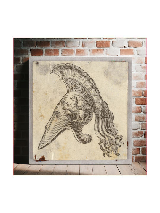 Engraving Vignette Tablou Lemn 110x110cm