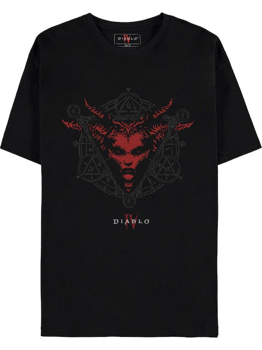 Diablo Iv Lilith Sigil Black T-shirt