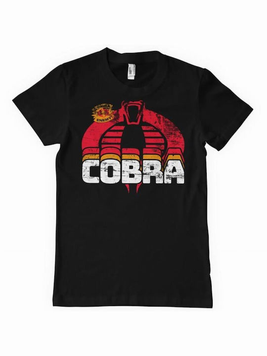 Tricou negru Gi Joe Cobra Enemy
