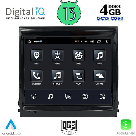 Digital IQ Ηχοσύστημα Αυτοκινήτου για Porsche Cayenne 2016-2017 (Bluetooth/USB/WiFi/GPS/Apple-Carplay/Android-Auto) με Οθόνη Αφής 8.4"