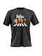 Tricou pentru bărbați Beers Ob764-negru