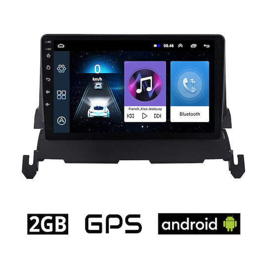 Auto-Audiosystem Dodge Reise 2008-2011 (Bluetooth/USB/AUX/WiFi/GPS/Apple-Carplay/Android-Auto) mit Touchscreen 9"