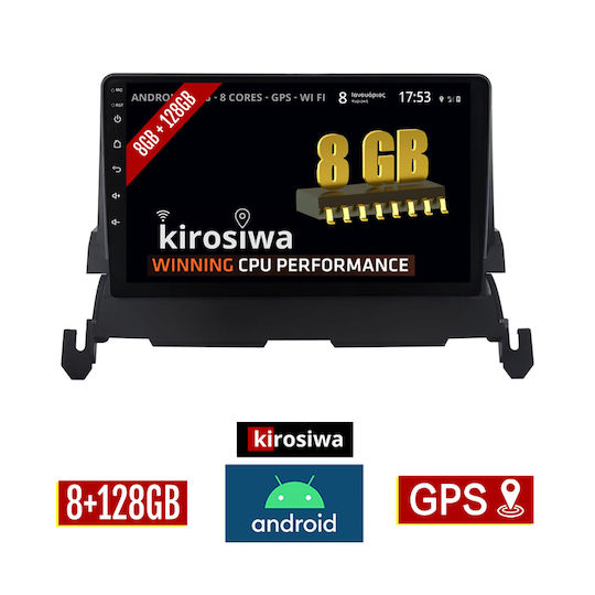 Kirosiwa Ηχοσύστημα Αυτοκινήτου Dodge Journey 2008-2011 (Bluetooth/USB/WiFi/GPS) με Οθόνη Αφής 9"