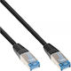 InLine S/FTP Cat.6a (Gigabit) Network Cable Ethernet Outdoor 20m Black