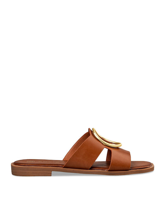 Envie Shoes Δερμάτινα Γυναικεία Σανδάλια Ταμπά