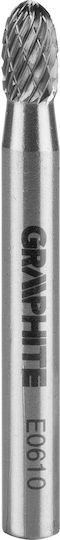 Graphite Bohrer Hartmetall mit Zylindrischem Schaft für Metall 10mm / 45mm