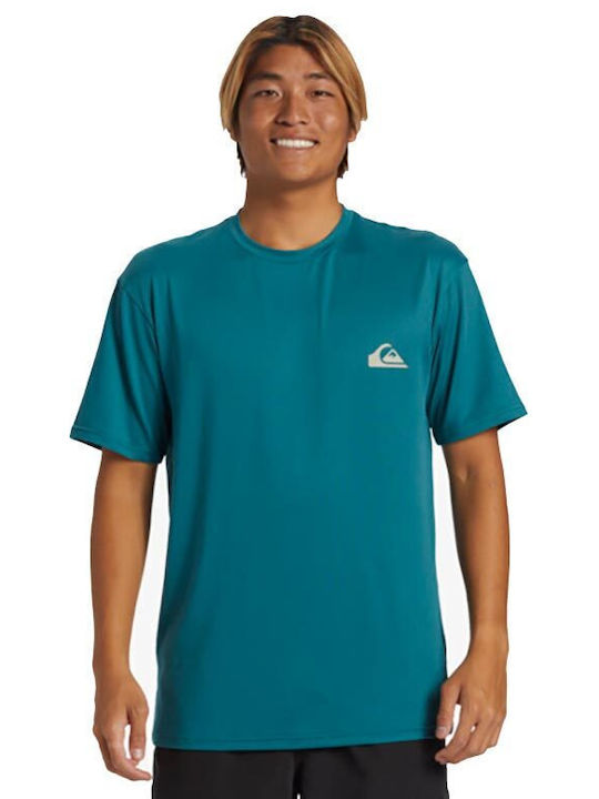 Quiksilver Everyday Surf Men's Short Sleeve Sun Protection Shirt Green