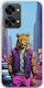 Street Animals Leopard Back Cover Silicone Multicolour (OnePlus Nord 2T)