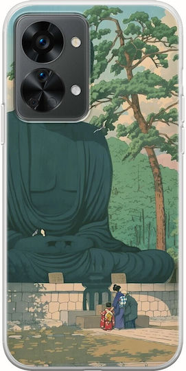 Ukiyo-e Great Buddha Back Cover Silicone Multicolour (OnePlus Nord 2T)