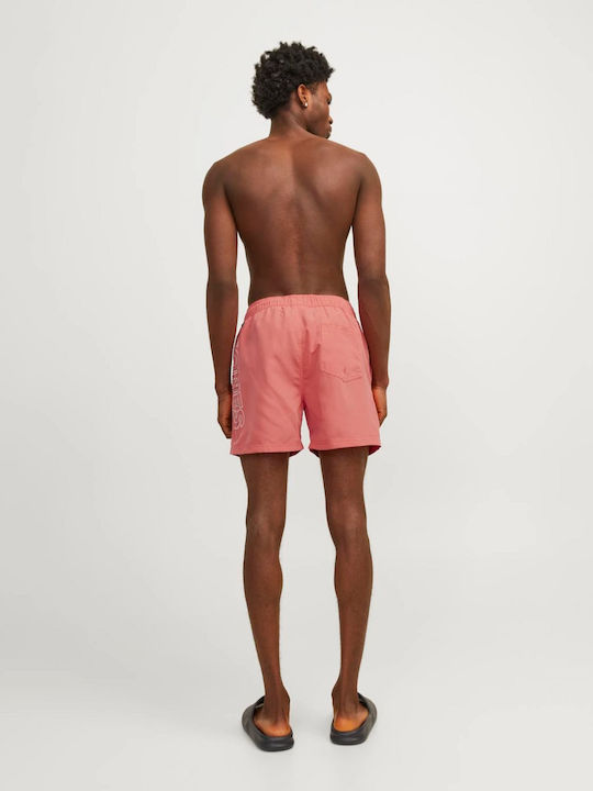 Jack & Jones Jpstfiji Jjswim Men's Swimwear Shorts Hot Coral