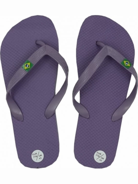 Ocean Addict Frauen Flip Flops in Lila Farbe