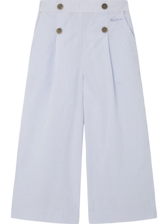 Kids' Denim Palazzo Pants Blue Ollie