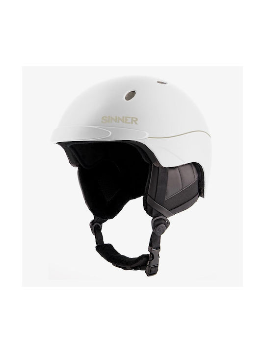 Sinner Titan Herren Ski & Snowboard Helm in Weiß Farbe
