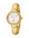 Roberto Cavalli Women's Watch with Gold Metal Bracelet