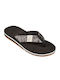 Mitsuko Herren-Flip-Flops Schwarz