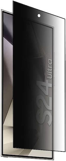 0.33mm Full Glue Privacy Full Face Tempered Glass Μαύρο (Galaxy S24 Ultra)