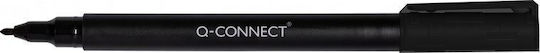 Q-Connect Μαρκαδόρος για CD/DVD Black 0.6mm