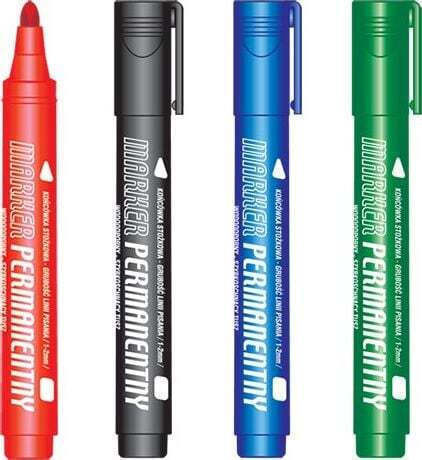 Tetis Permanentmarker Black 12Stück