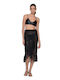 Milena by Paris Women's Skirt Beachwear in Black color