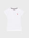 U.S. Polo Assn. Damen Bluse 100-bianco