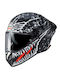Caberg Drift Evo II Crok Matt Schwarz/Anthrazit/Rot Motorradhelm Volles Gesicht ECE 22.06 Gewicht (+/-50 gr) mit Pinlock (Anti-Beschlag-Folie) und Sonnenvisier
