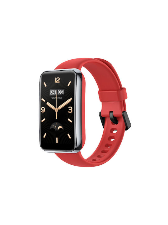 Λουράκι Σιλικόνης Κόκκινο (Smart Band 7 Pro)