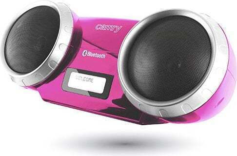 Camry Ηχείο Bluetooth 5W με Ραδιόφωνο Ροζ CR1139
