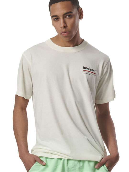 Body Action Ανδρικό T-shirt Κοντομάνικο Off White