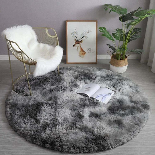 Strado Carpets Wohnzimmer Teppiche Zottelig Ombregrau (Dunkelgrau)