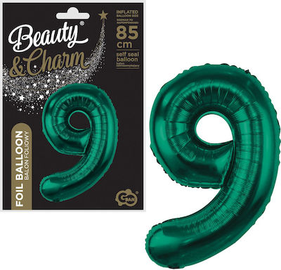 Balloon Foil Number Green