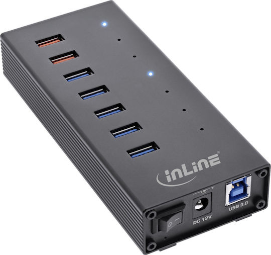 InLine Hub 7 Θυρών USB 3.2 με σύνδεση USB-A