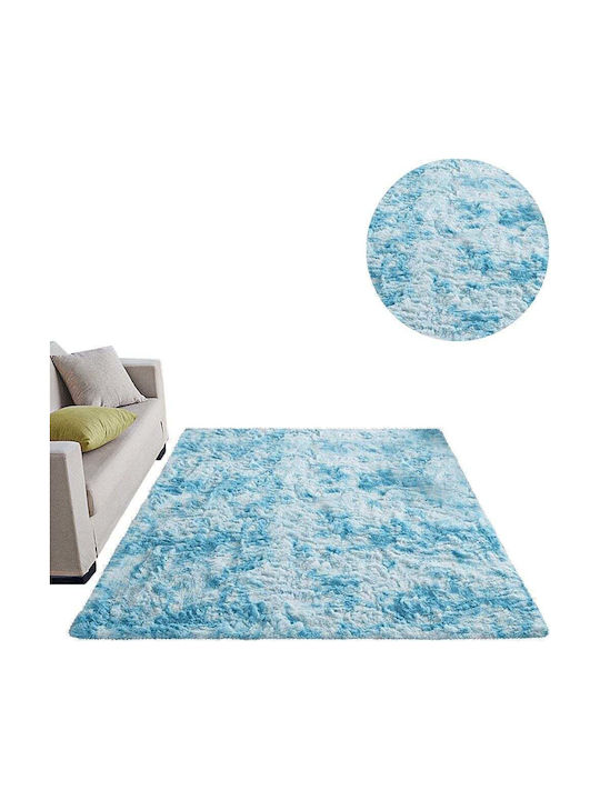 Strado Carpets Χαλί Ορθογώνιο Shaggy Ombreblue (light Blue)