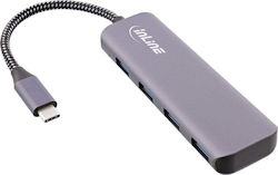 InLine Hub USB 4 Porturi USB-A 33271R