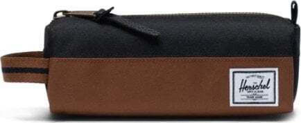 Herschel Pencil Case with 2 Compartments Brown / Black