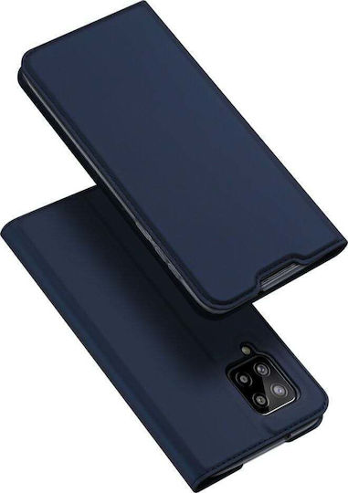 Dux Ducis Задна корица Кожа / Силикон Тъмносин (Galaxy A42)
