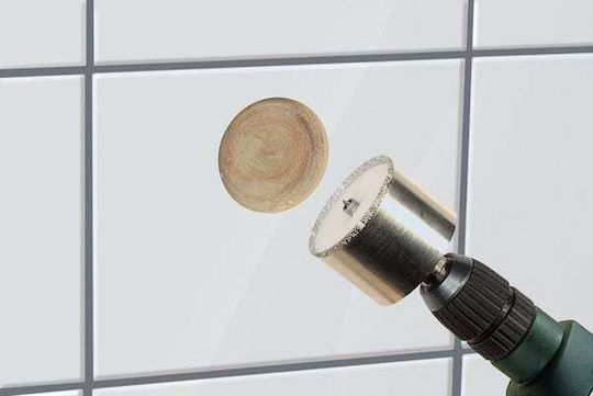 Wolfcraft Ποτηροπρίονο Καροτιέρας με Διάμετρο 22mm για Πλακάκι
